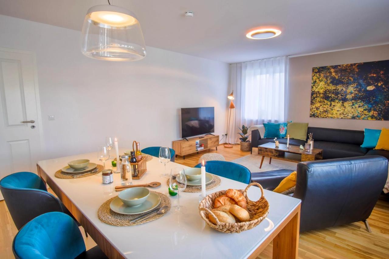 4-Room Luxury Apartment - Close To Central Station, Free Parking, Kitchen Lipcse Kültér fotó